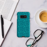 Ovarian Cancer Awareness Ribbon Pattern Tough case for Samsung - The Awareness Store