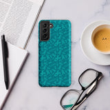 Ovarian Cancer Awareness Ribbon Pattern Tough case for Samsung - The Awareness Store