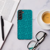 Ovarian Cancer Awareness Ribbon Pattern Tough case for Samsung - The Awareness Store