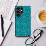 Ovarian Cancer Awareness Ribbon Pattern Tough case for Samsung - The Awareness Store