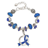 Colon Cancer Awareness Luxury Charm Bracelet