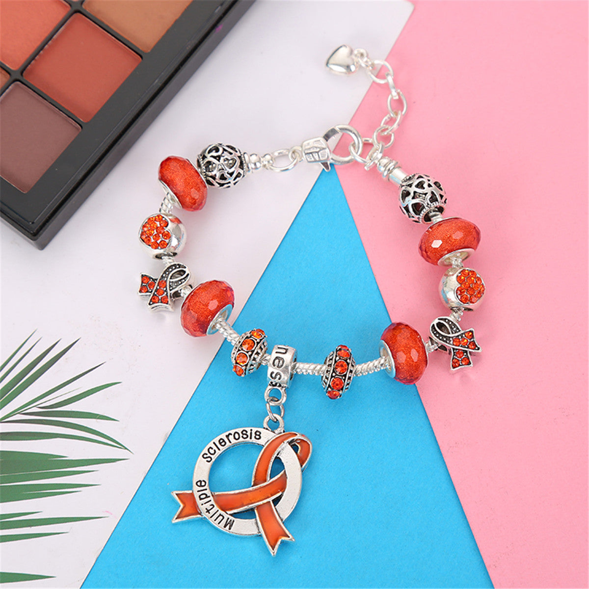 MS Awareness Luxury Charm Bracelet