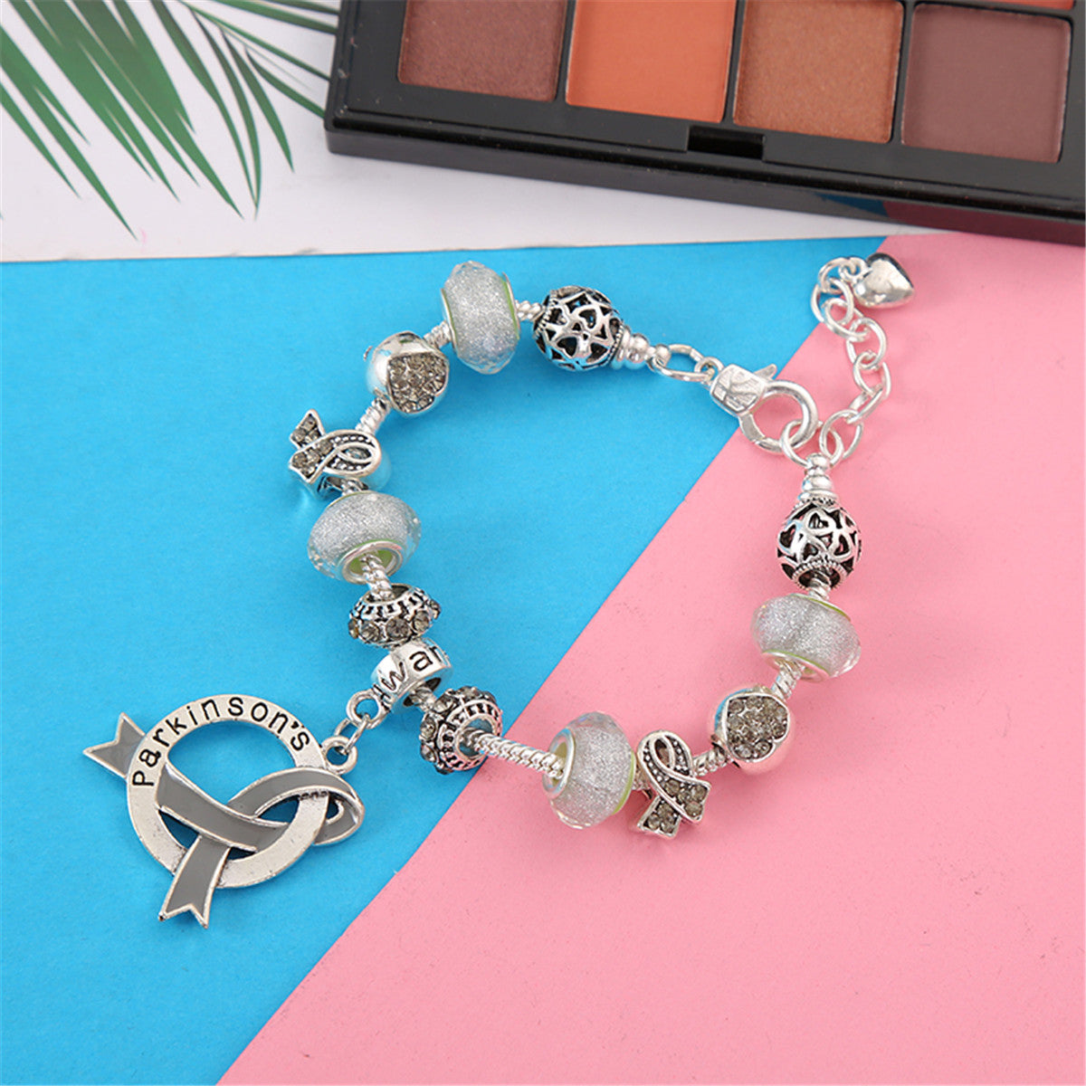 Parkinsons Awareness Luxury Charm Bracelet