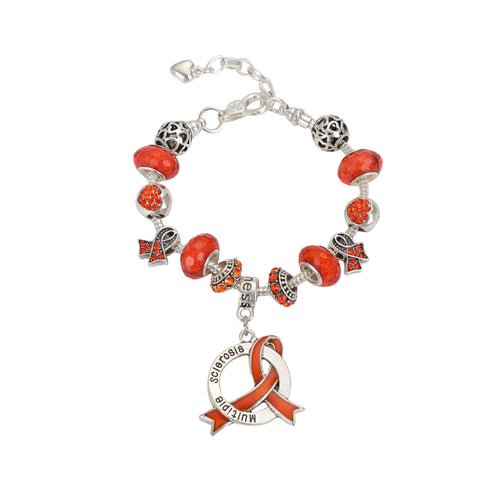MS Awareness Luxury Charm Bracelet