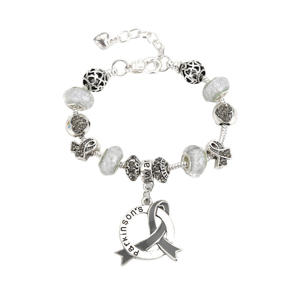 Parkinsons Awareness Luxury Charm Bracelet