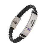 Lupus Leather Awareness Bracelet