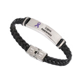 Lupus Leather Awareness Bracelet