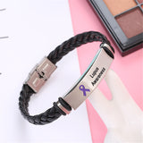 Lupus Leather Awareness Bracelet