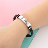 Lupus Leather Awareness Bracelet