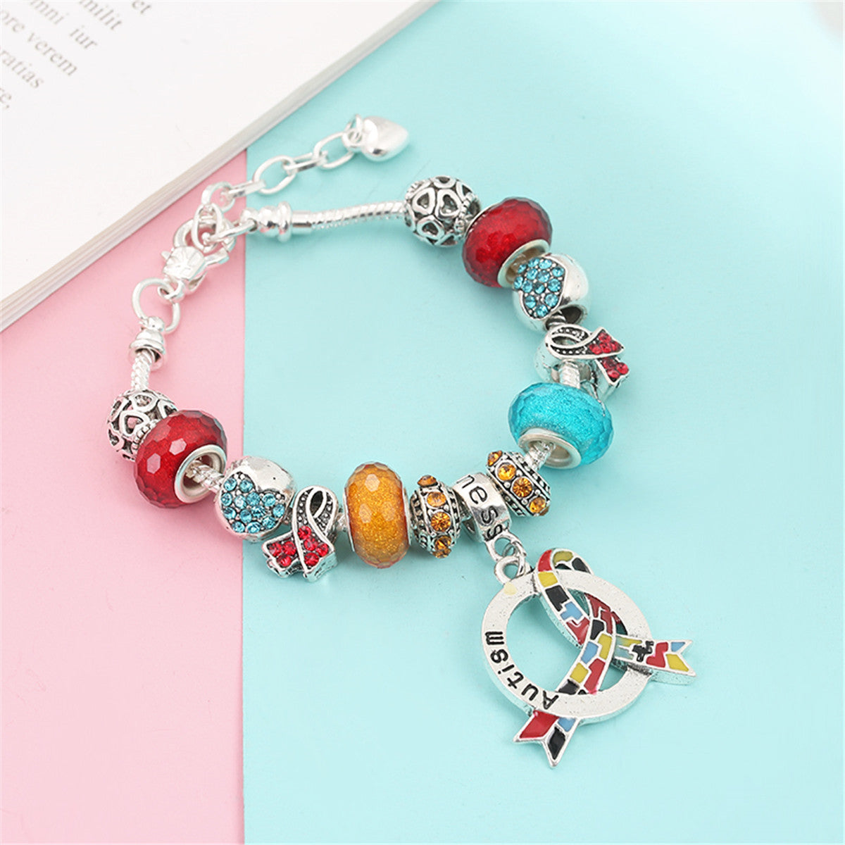 Autism Awareness Luxury Charm Bracelet