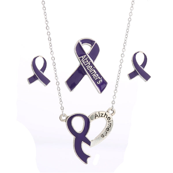 Alzheimer's Awareness Jewelry Set – The Awareness Store