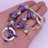 Alzheimer's Awareness Luxury Charm Bracelet