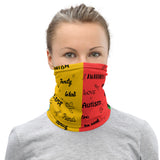 Autism Awareness Love and Be Kind Word Pattern Face Mask / Neck Gaiter