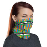 Autism Awareness Tartan Pattern Face Mask / Neck Gaiter - The Awareness Store