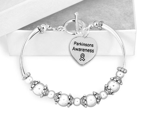 Parkinson's Awareness Toggle Bracelet