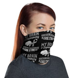 Brain Cancer Awareness Experiencing Technical Difficulties Face Mask / Neck Gaiter