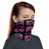 Breast Cancer Awareness Check Your Boobs Face Mask / Neck Gaiter - The Awareness Store