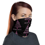 Breast Cancer Awareness Christmas Hope Face Mask / Neck Gaiter