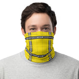 Childhood Cancer Awareness Tartan Pattern Face Mask / Neck Gaiter - The Awareness Store