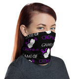 Crohn's Awareness Game Of Crohn's Face Mask / Neck Gaiter