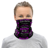 Cystic Fibrosis Awareness Moments That Take Your Breath Away Face Mask / Neck Gaiter - The Awareness Store