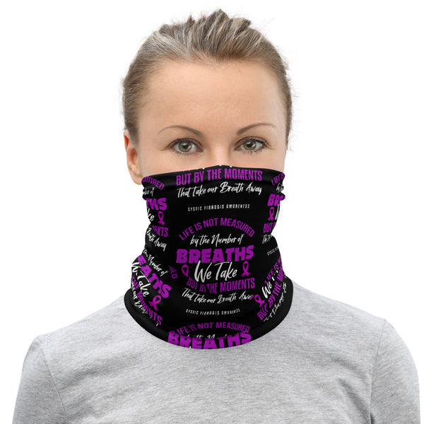 Cystic Fibrosis Awareness Moments That Take Your Breath Away Face Mask / Neck Gaiter - The Awareness Store