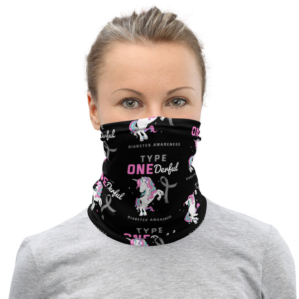 Diabetes Awareness Type One-Derful Face Mask / Neck Gaiter - The Awareness Store