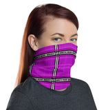 Domestic Violence Awareness Tartan Pattern Face Mask / Neck Gaiter - The Awareness Store