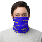 Down Syndrome Awareness Love and Be Kind Word Pattern Face Mask / Neck Gaiter
