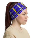 Down Syndrome Awareness Tartan Pattern Face Mask / Neck Gaiter - The Awareness Store