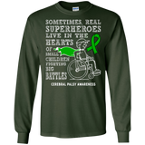 Real Superheroes! Cerebral Palsy Awareness Long Sleeve T-Shirt