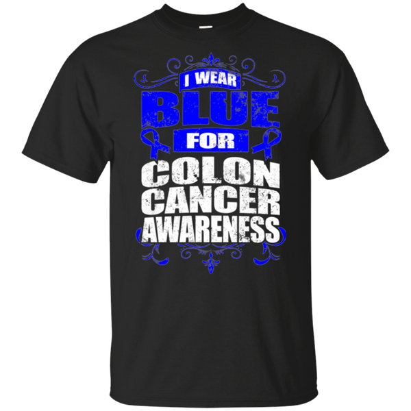 I Wear Blue for Colon Cancer Awareness! KIDS t-shirt