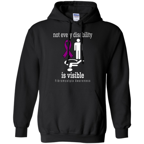 Not every disability is visible... Fibromyalgia Awareness Hoodie