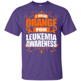 I Wear Orange for Leukemia Awareness! KIDS t-shirt