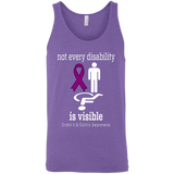 Not every disability is visible! Crohn’s & Colitis Awareness Tank Top