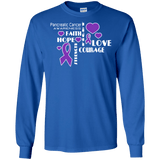 Faith Hope Love Pancreatic Cancer Awareness Long Sleeved Collection