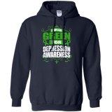 I Wear Green for Depression Awareness! Hoodie