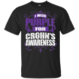 I Wear Purple for Crohn's Awareness! KIDS t-shirt