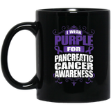 I Wear Purple for Pancreatic Cancer Awareness! Mug