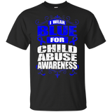 I Wear Blue for Child Abuse Awareness! T-shirt