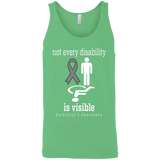 Not every disability is visible! Parkinson’s Awareness Tank Top