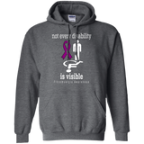 Not every disability is visible... Fibromyalgia Awareness Hoodie