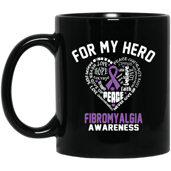 For My Hero Fibromyalgia Awareness Mug