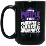 I Wear Purple for Pancreatic Cancer Awareness! Mug