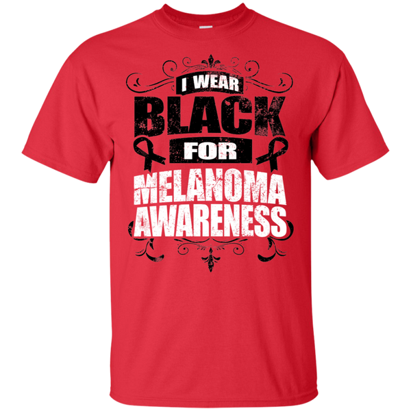 I Wear Black for Melanoma Awareness! T-shirt