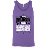 I Wear Black for Melanoma Awareness! Tank Top