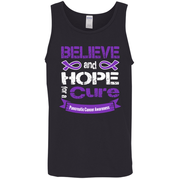 Believe & Hope for a Cure Pancreatic Cancer Tank Top