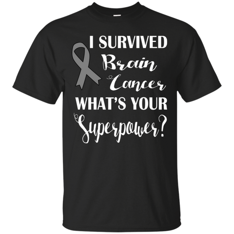 I Survived Brain Cancer! T-Shirt - The Awareness Store