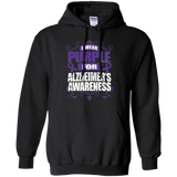 I Wear Purple for Alzheimer's Awareness! Hoodie