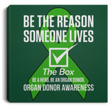 Tick the Box! Organ Donor Awareness Canvas